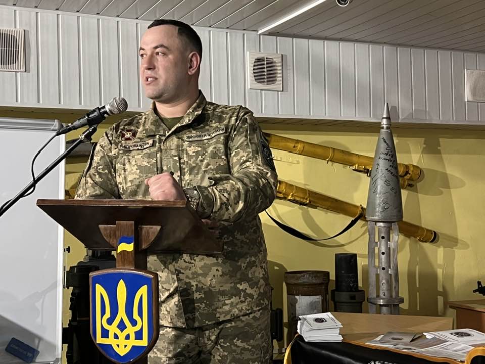 Профорієнтаційна зустріч із представником Житомирський військовий інститут імені С. П. Корольова.