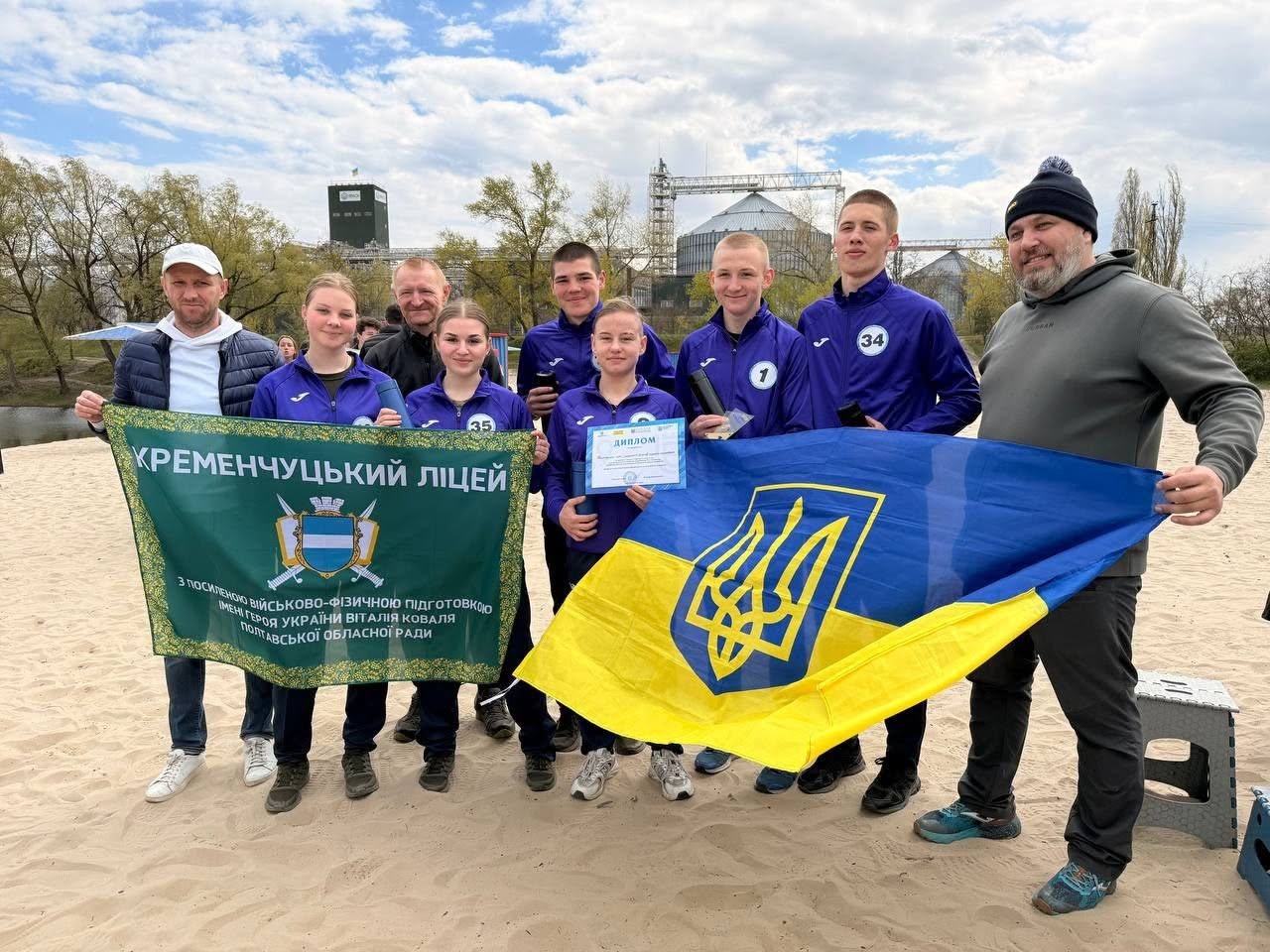 I місце зі спортивного орієнтування.
